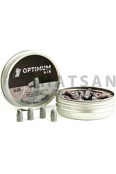 Optimum Air Slug 6,35 mm Haval Tfek Samas (53 Grain - 100 Adet)