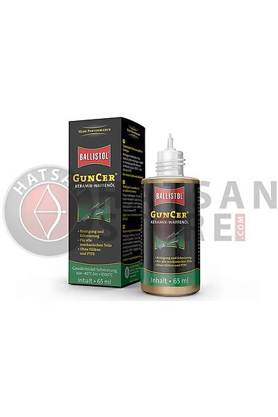 Ballistol GunCer 65 ml Seramik Katkl Silah Bakm Ya