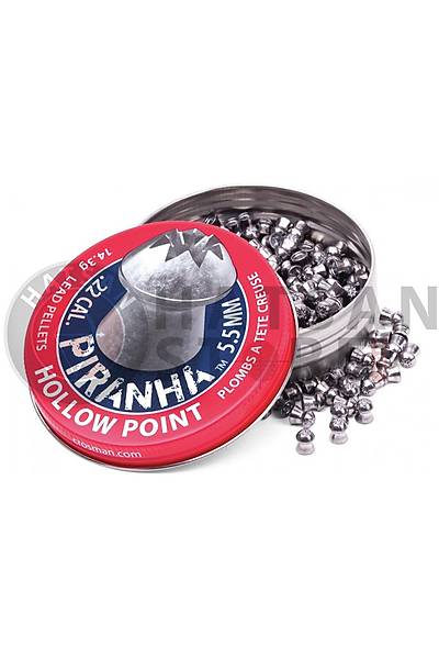 Crosman Piranha 5,5 mm Haval Tfek Samas (14,30 Grain - 400 Adet)