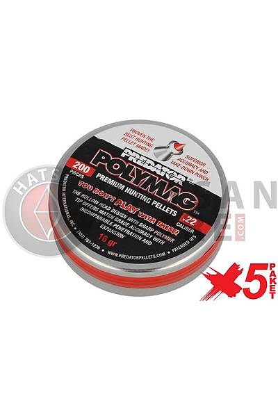 Predator Polymag 5 Paket 5,5 mm Haval Tfek Samas (16 Grain - 1000 Adet)