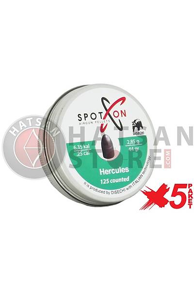 Spot On Hercules 6,35 mm 5 Paket Haval Tfek Samas (44 Grain - 625 Adet)