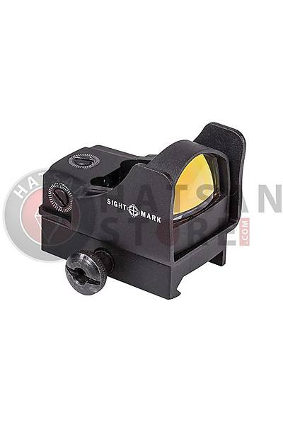 Sightmark Mini Shot Pro-Spec Reflex Sight Weaver Hedef Noktalayýcý Red Dot Sight (Red Dot)