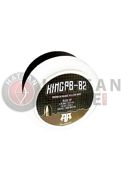 King PB-82 Slug HP WS 6,35 mm Haval Tfek Samas (NO18 - 40 Grain - 100 Adet)