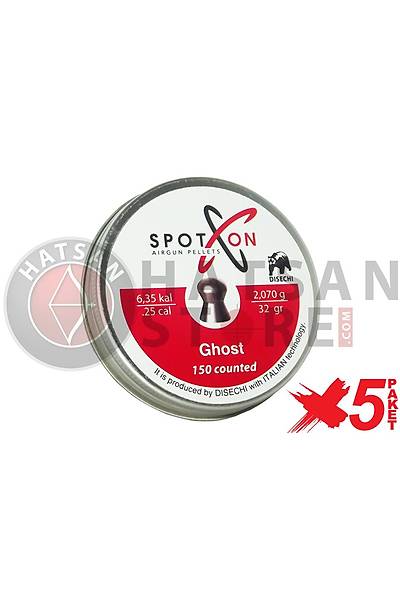 Spot On Ghost 6,35 mm 5 Paket Havalı Tüfek Saçması (32 Grain - 750 Adet)