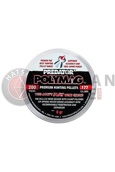 Predator Polymag 4,5 mm Haval Tfek Samas (8 Grain - 200 Adet)