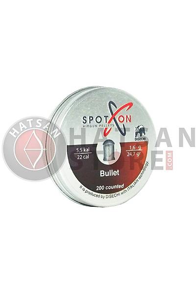 Spot On Bullet 5,5 mm Havalı Tüfek Saçması (24,69 Grain - 200 Adet)
