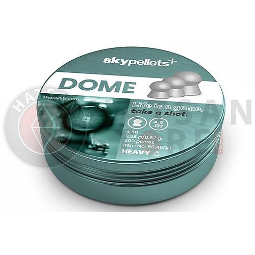 Skypellets Dome Heavy 4,5 mm Haval Tfek Samas (9,56 Grain - 500 Adet)