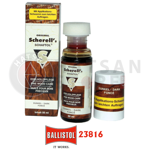 Ballistol Scherell's Schaft�l 50 ml Dark Brown Kundak Ya��