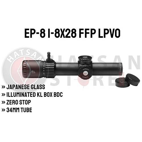 Arken Optics EP-8 1-8x28 FFP LPVO Tfek Drbn