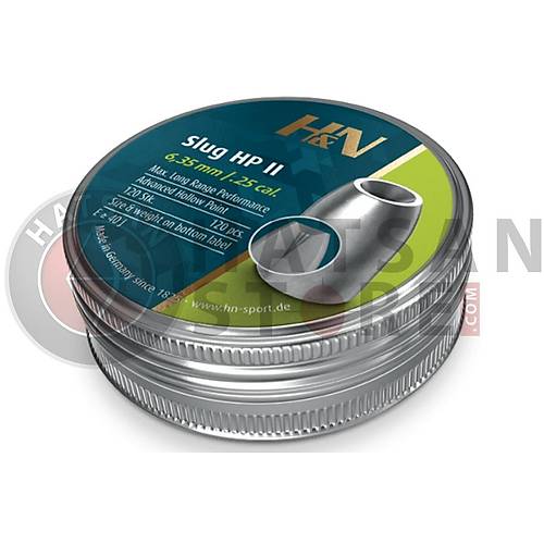 H&N Slug HP II 32 6,35 mm Haval Tfek Samas (32 Grain - 120 Adet)
