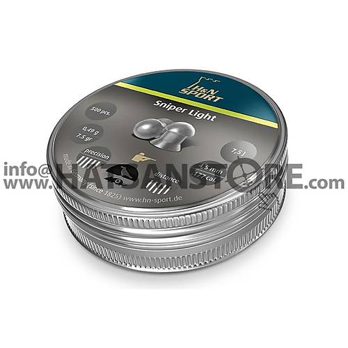 H&N Sniper Light 4,5 mm Haval Tfek Samas (7,50 Grain - 500 Adet)