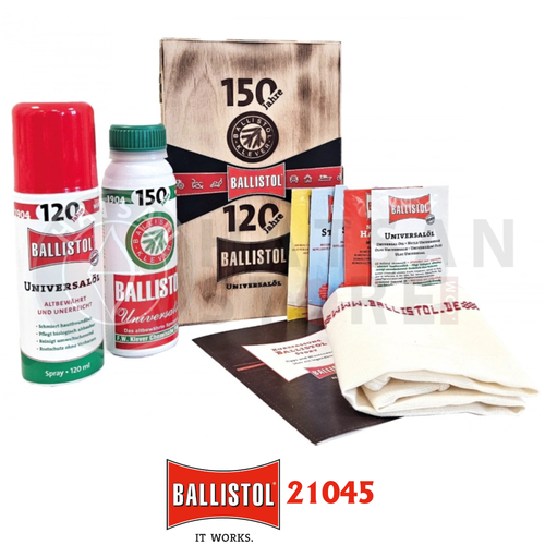 Ballistol Universal�l Anniversary Y�ld�n�m� Ah�ap Kutulu Set