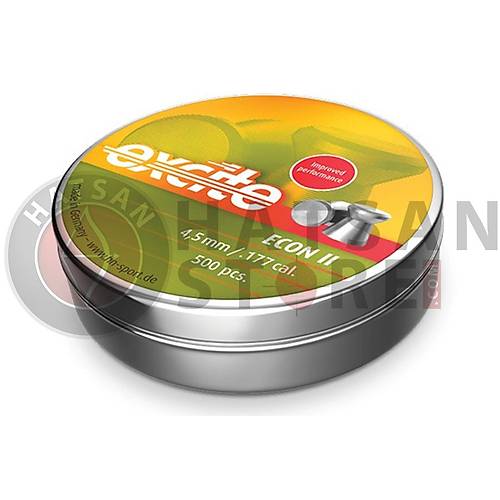 H&N Excite Econ II 4,5 mm Haval Tfek Samas (7,4 Grain - 500 Adet)