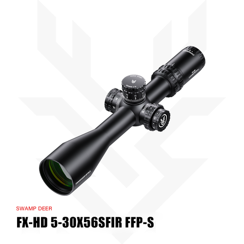 Swampdeer FX HD ZERO STOP 5-30X56 SFIR FFP Tfek Drbn