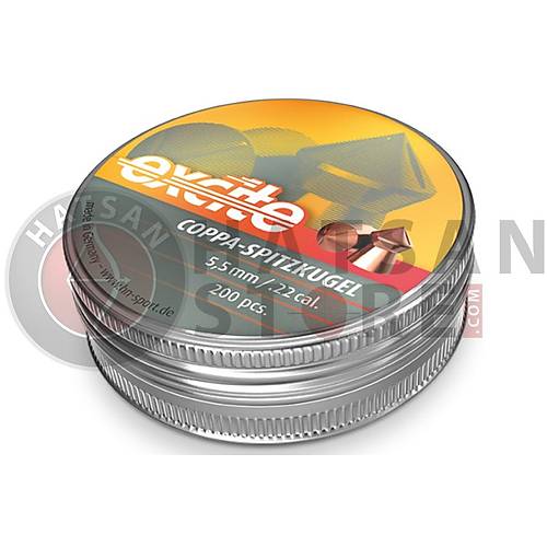 H&N Excite Coppa-Spitzkugel 5,5 mm Haval Tfek Samas (16,05 Grain - 200 Adet)