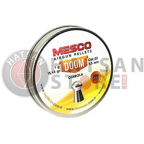 Mesco Doom 5,5 mm Haval Tfek Samas (15,43 Grain - 200 Adet)