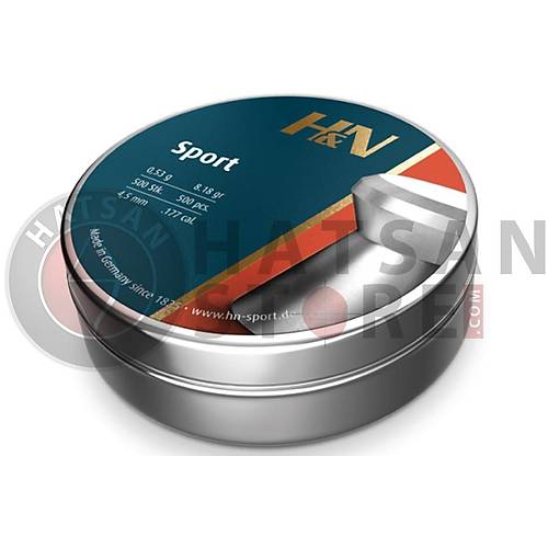 H&N Sport 4,5 mm Haval Tfek Samas (8,18 Grain - 500 Adet)