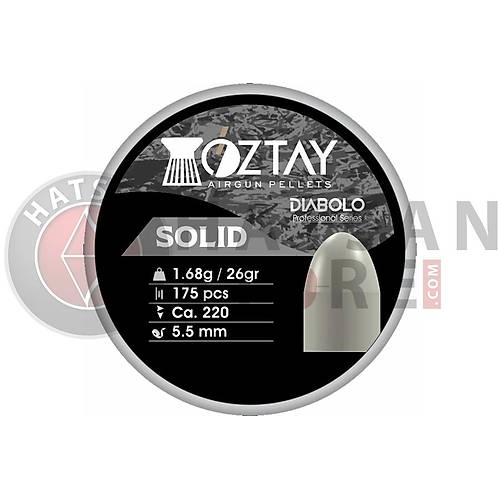 ztay Solid 5,5 mm Haval Tfek Samas (26 Grain - 175 Adet)