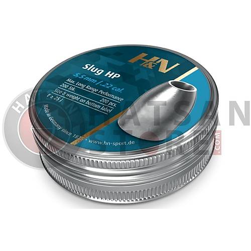 H&N Slug HP 23 5,51 mm Haval Tfek Samas (23 Grain - 200 Adet)