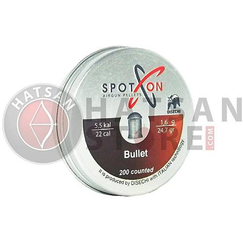 Spot On Bullet 5,5 mm Haval Tfek Samas (24,69 Grain - 200 Adet)