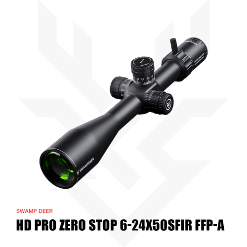 Swampdeer HD PRO ZERO STOP 6-24X50 SFIR FFP T�fek D�rb�n�