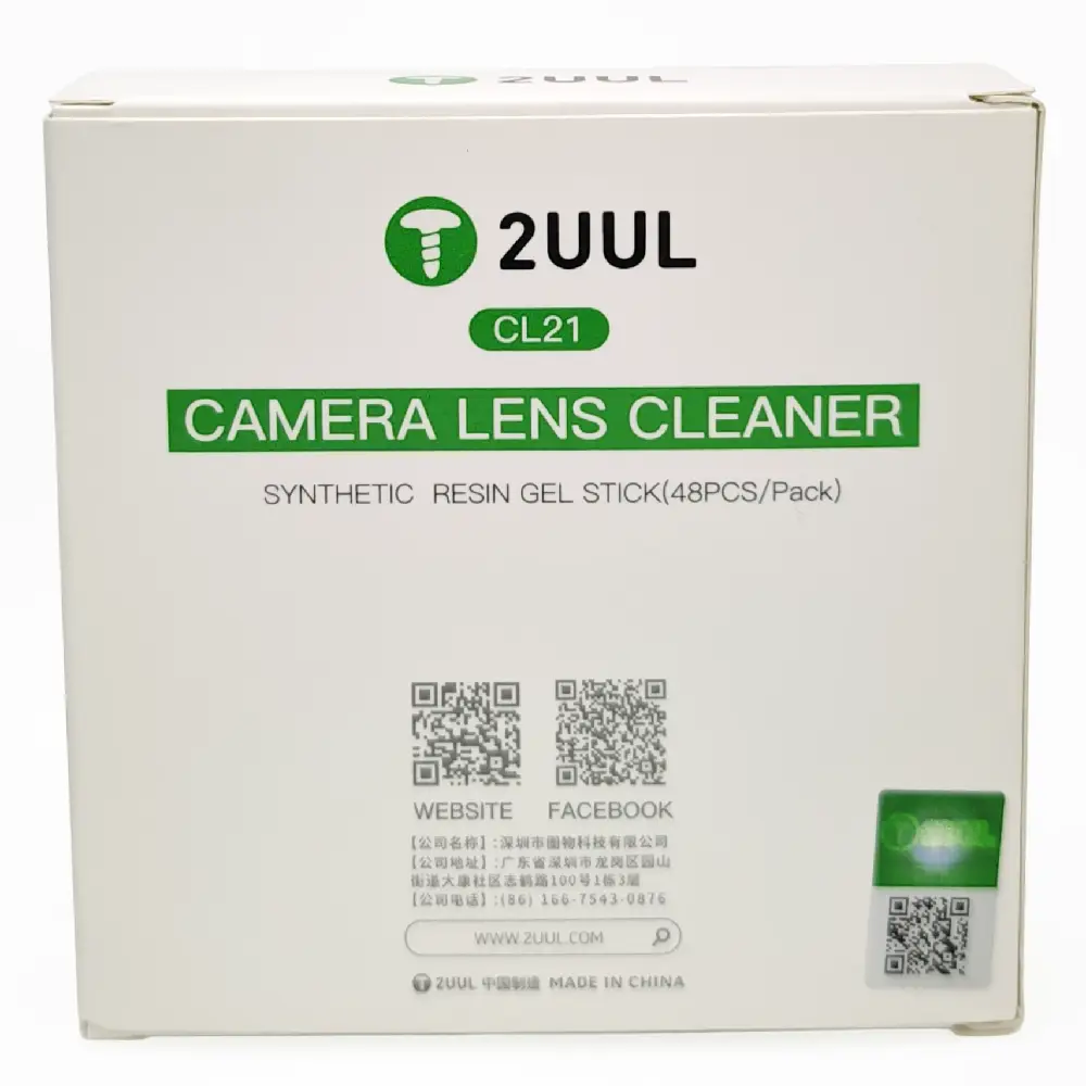 2UUL CL21 Kamera Lens Temizleyici - Sentetik Reçine Jel Çubuk (48'li Paket)