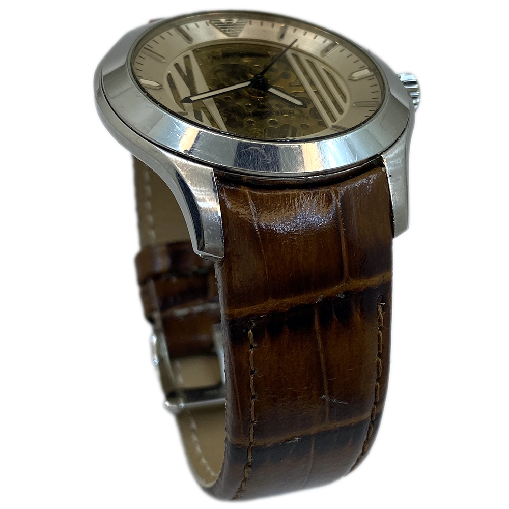 Armani - AR-4645 Hakiki Deri Saat Kayışı | Özel El Yapımı Üretim
