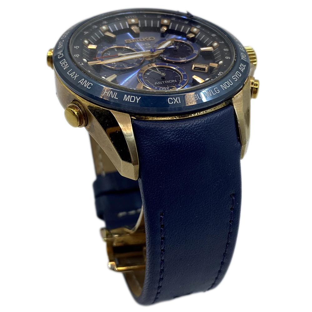 Seiko - 8X82-0AJ0 Hakiki Deri Saat Kayışı | Özel El Yapımı Üretim