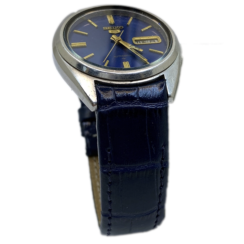 Seiko - 7009-8740 Hakiki Deri Saat Kayışı | Özel El Yapımı Üretim