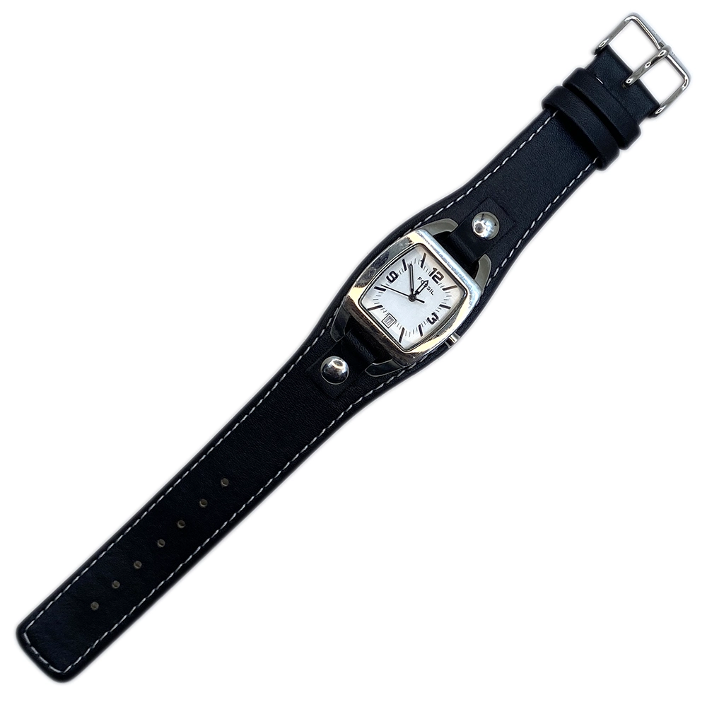 Fossil - FJR8130 Hakiki Deri Saat Kayışı | Özel El Yapımı Üretim