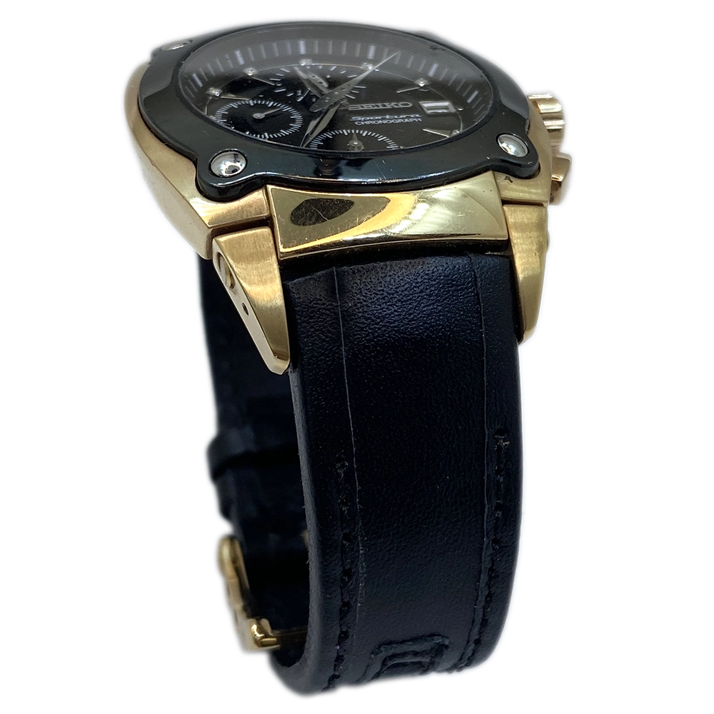 Seiko - 7T92-0HZ0 Hakiki Deri Saat Kayışı | Özel El Yapımı Üretim