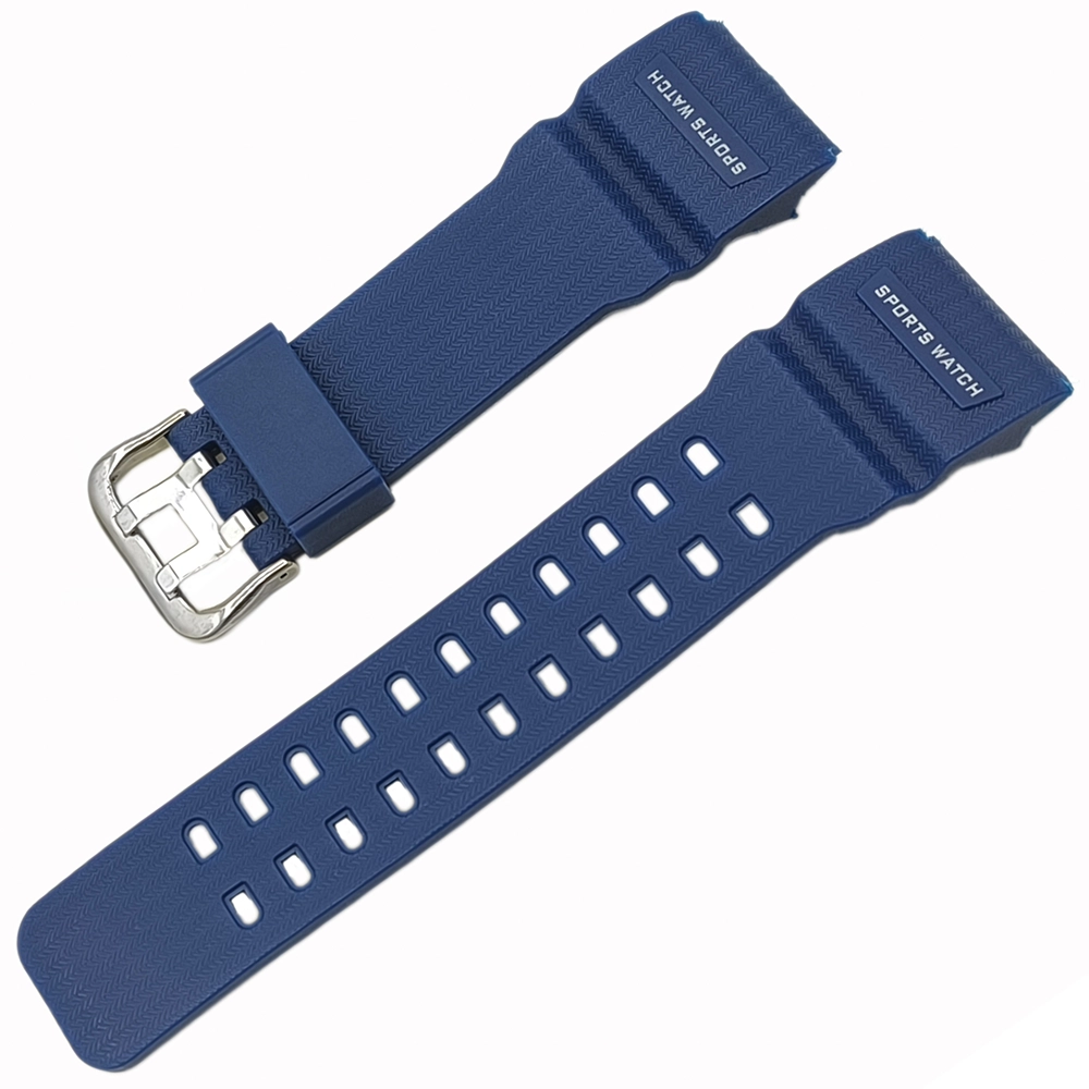 Joefox Silikon Saat Kordonu Lacivert 28x22mm İki tarafı düz model