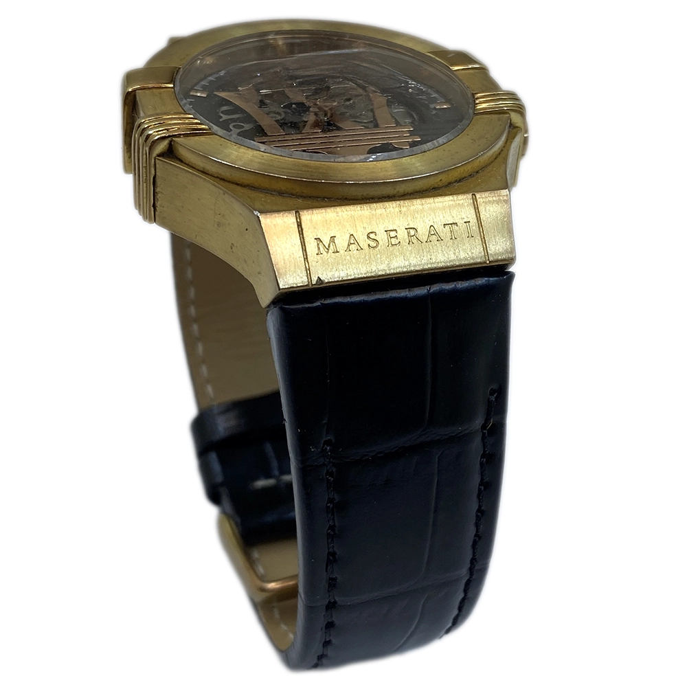 Maserati - 8821108002-21812 Hakiki Deri Saat Kayışı | Özel El Yapımı Üretim