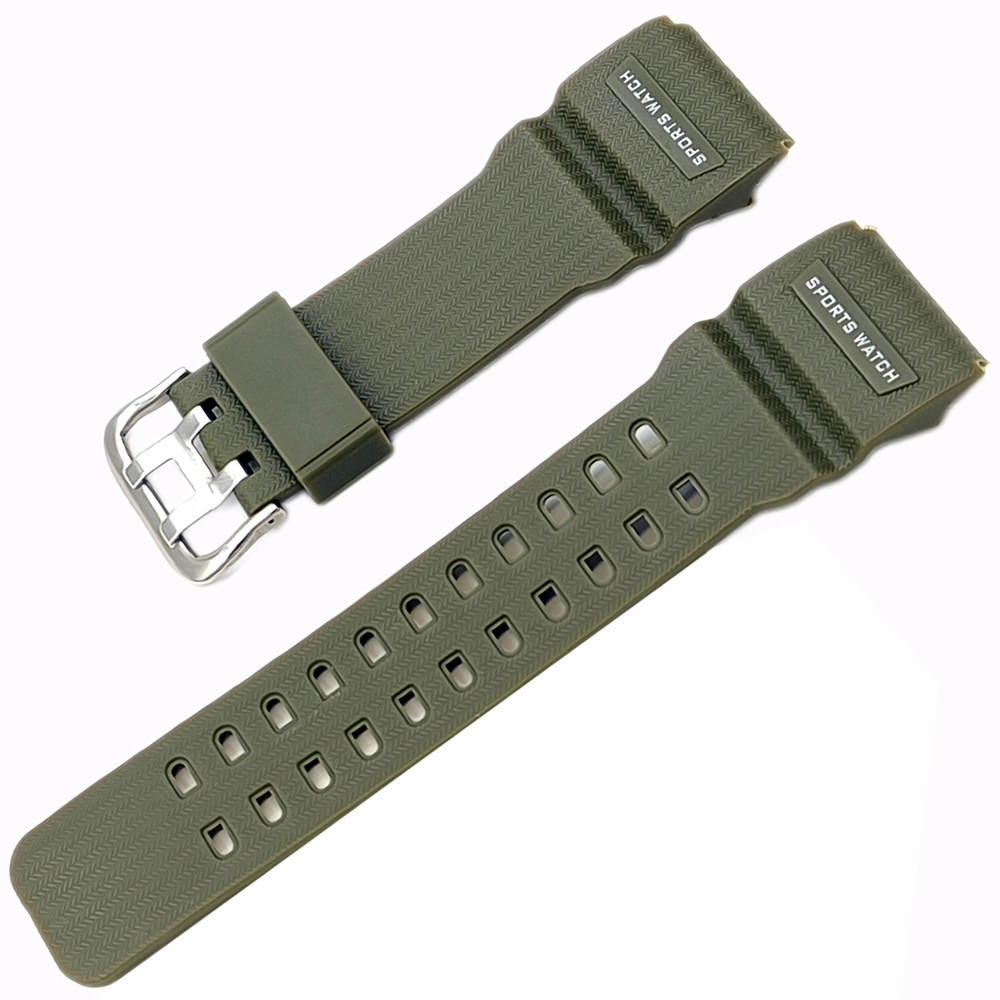 Joefox Silikon Saat Kordonu Yeşil 28x22mm İki tarafı düz model