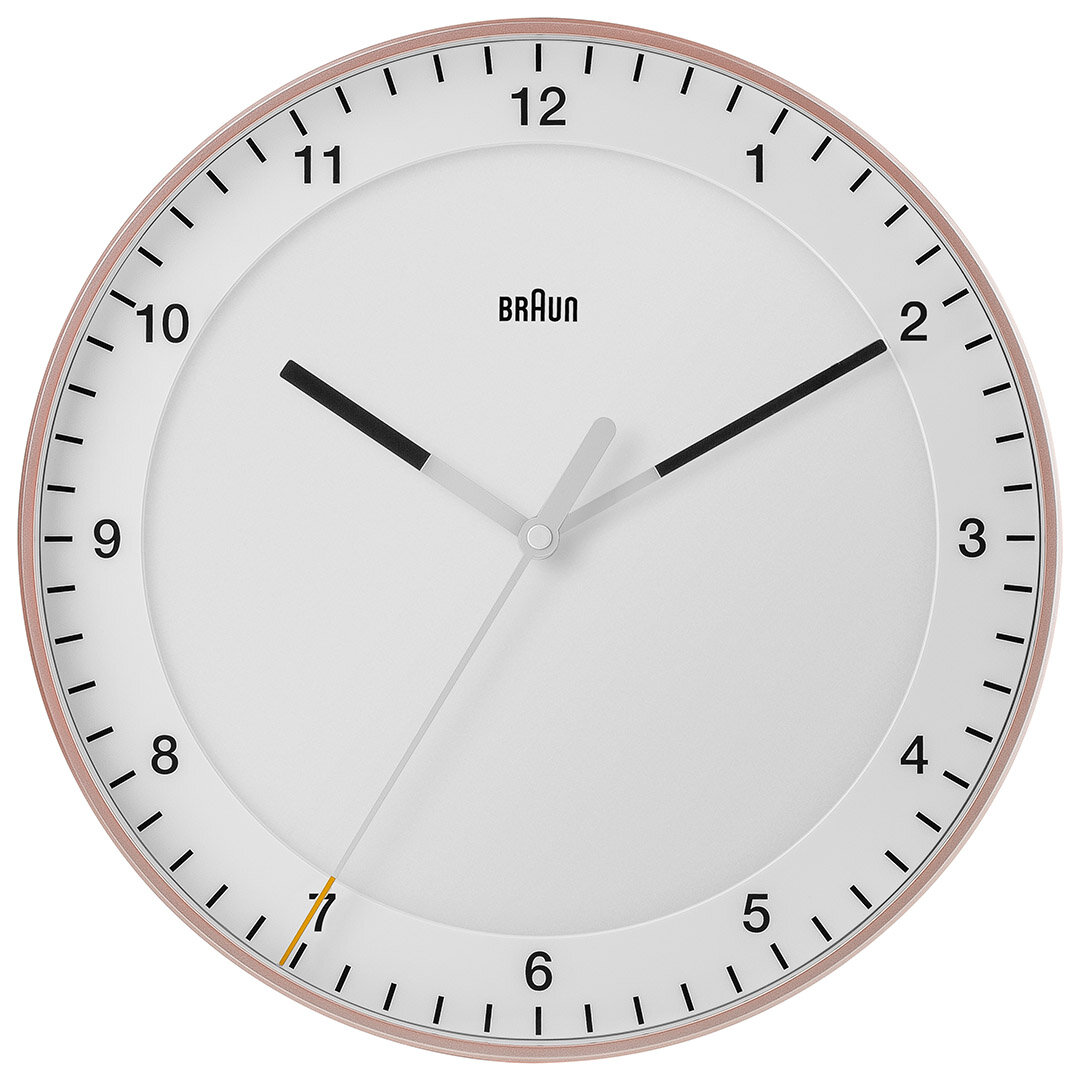 BRAUN BC17PW BEYAZ DUVAR SAATİ