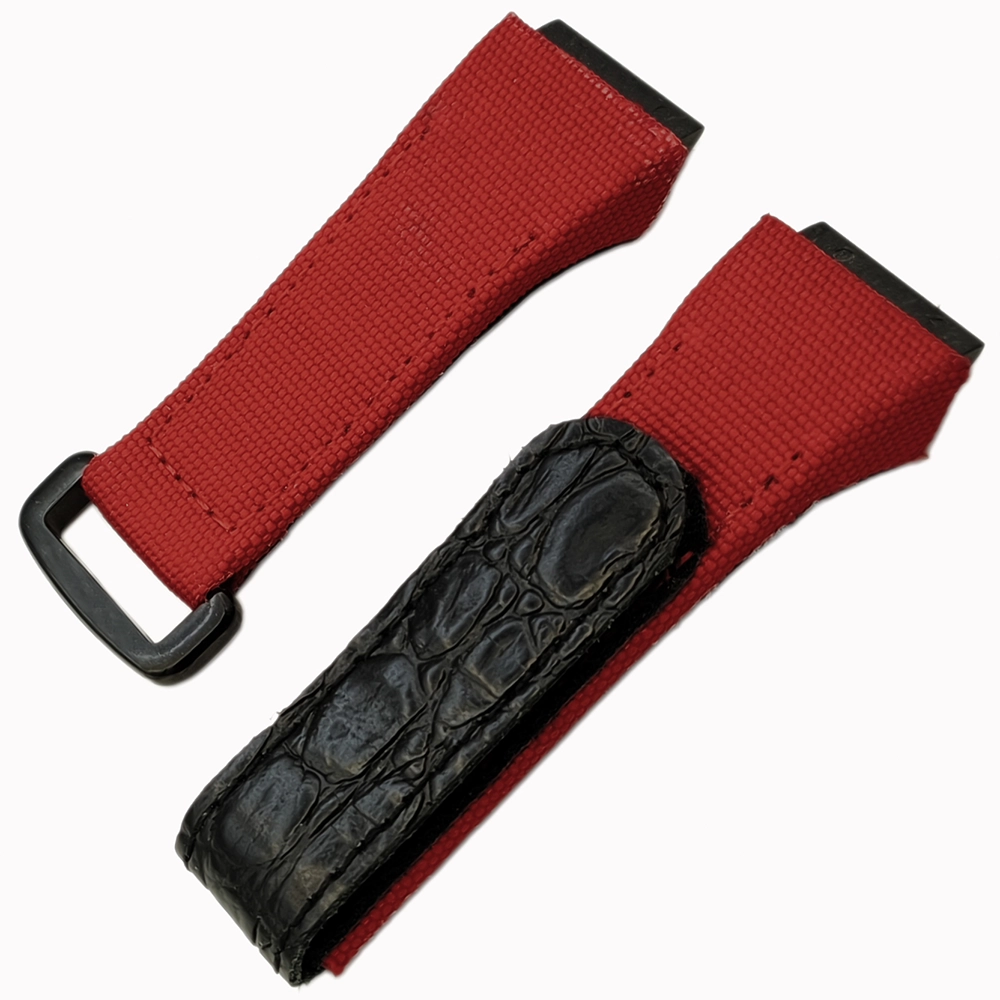 Richard Mille Uyumlu Tekstil Saat Kordonu Pimli Model