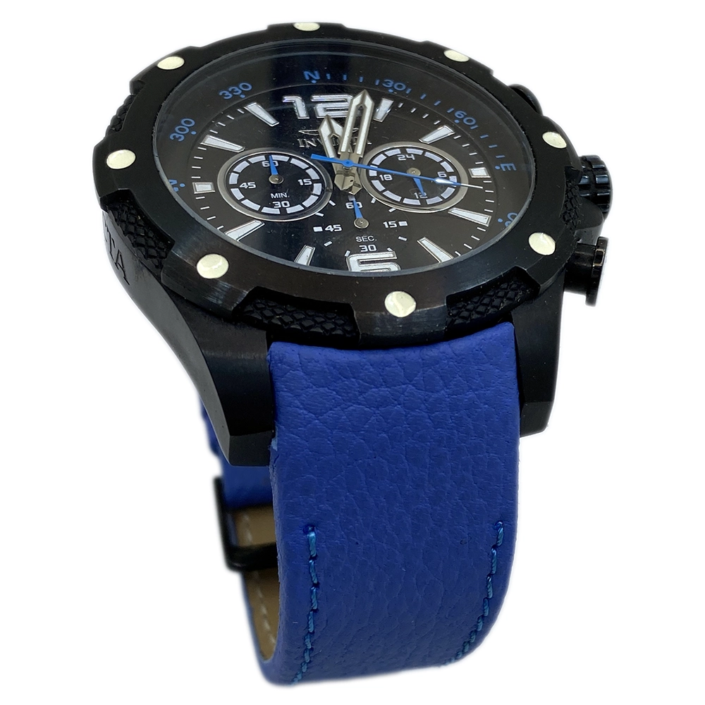 Invicta - Force Tritnite No.43001 Hakiki Deri Saat Kayışı | Özel El Yapımı Üretim