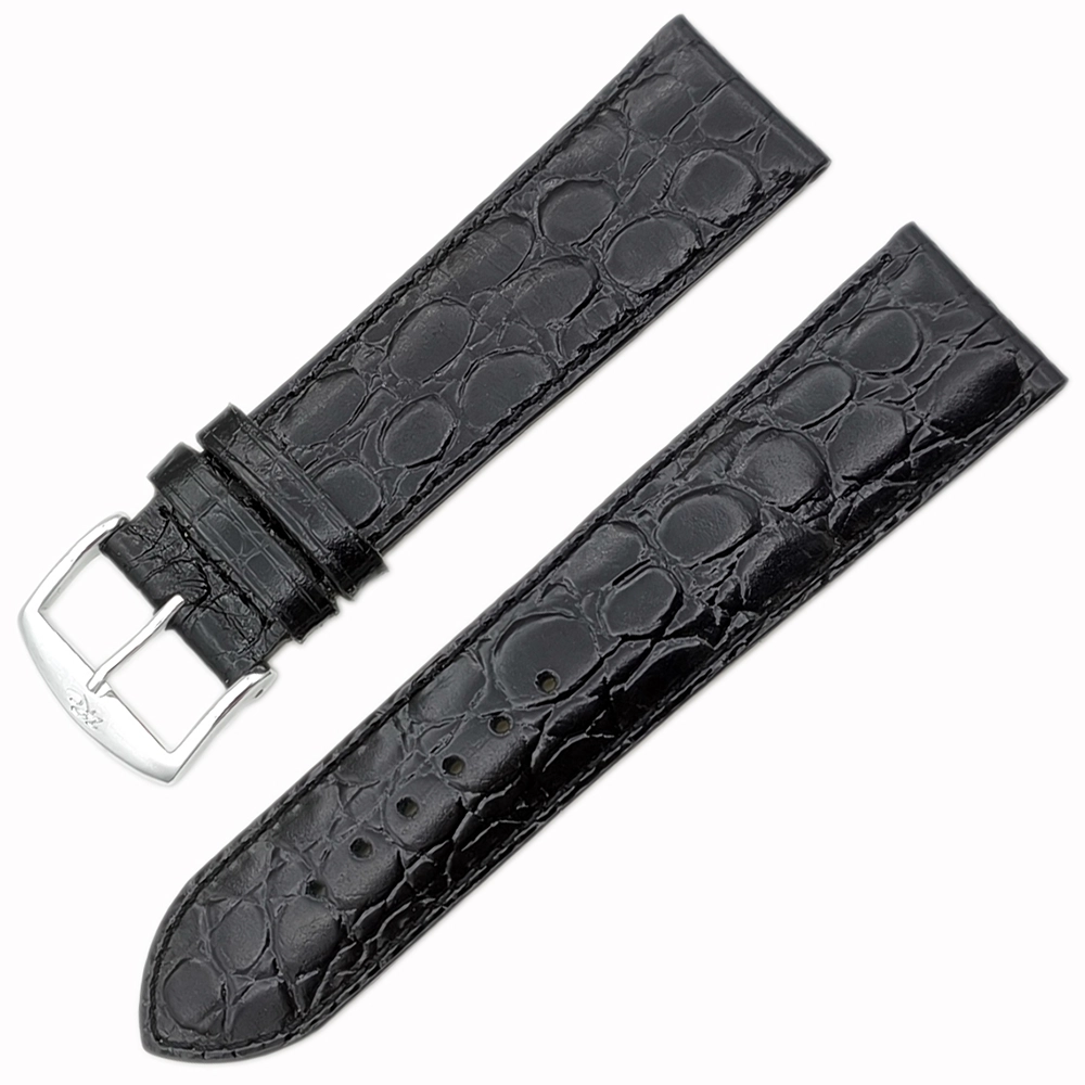 ZRC Croco Grain Bioconfort Saat Kayışı  22mm  Hakiki Deri