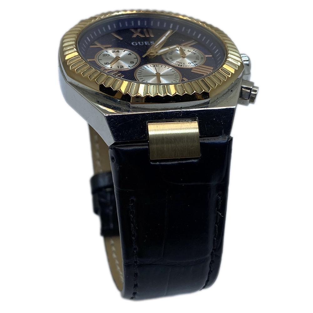 Guess - GW0791G2 Hakiki Deri Saat Kayışı | Özel El Yapımı Üretim