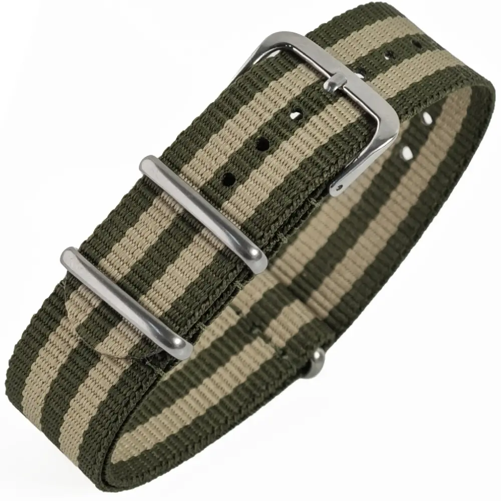 Perlon Dokuma Saat Kordonu - 18mm, 20mm, 22mm, 24mm NATO Model
