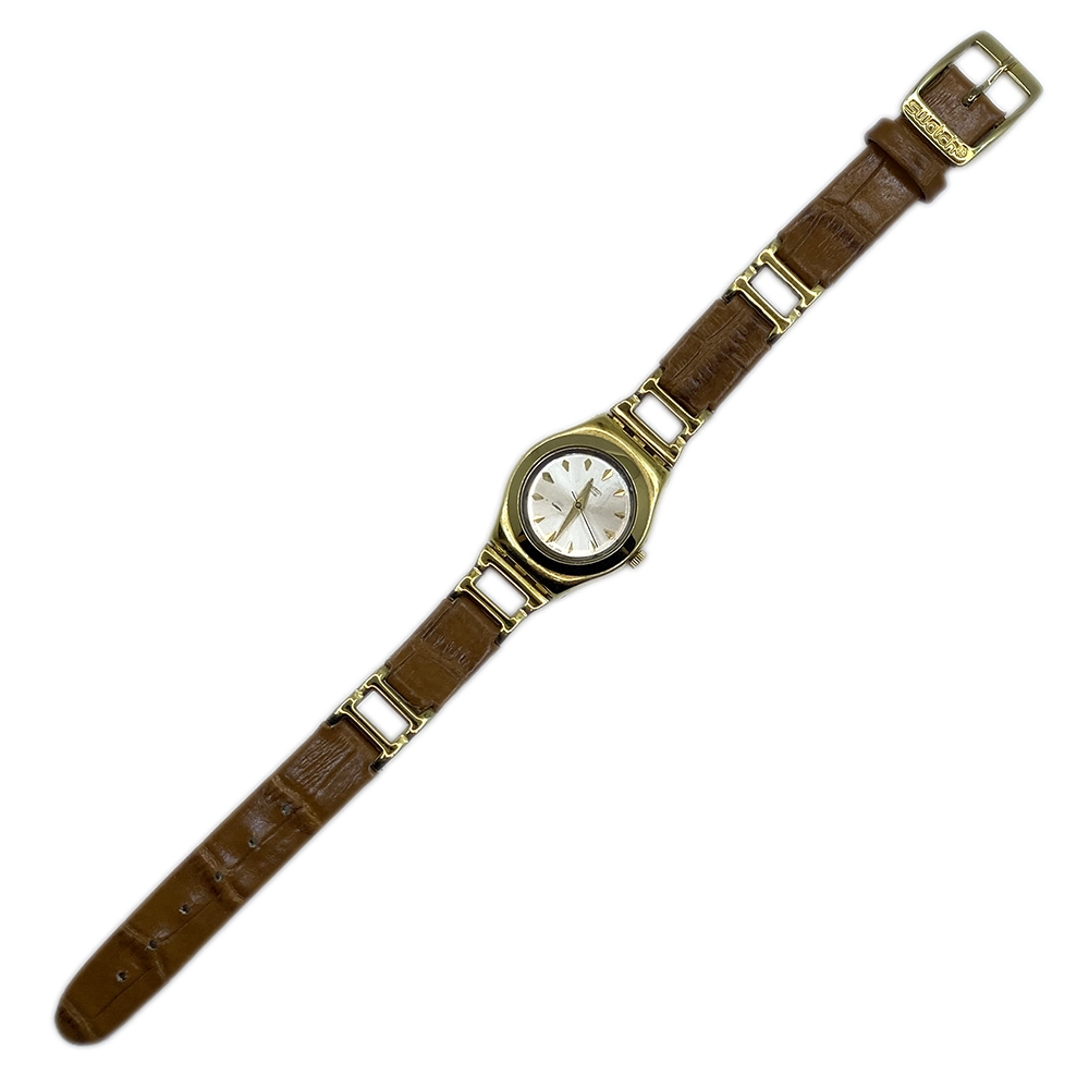 Swatch - YSG123 Hakiki Deri Saat Kayışı | Özel El Yapımı Üretim