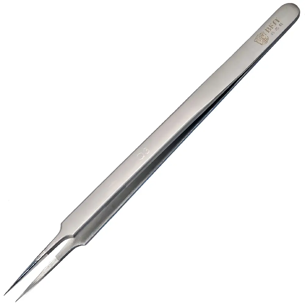 Profesyonel Mikro Uçlu Paslanmaz Çelik Tamir Cımbızı 160mm