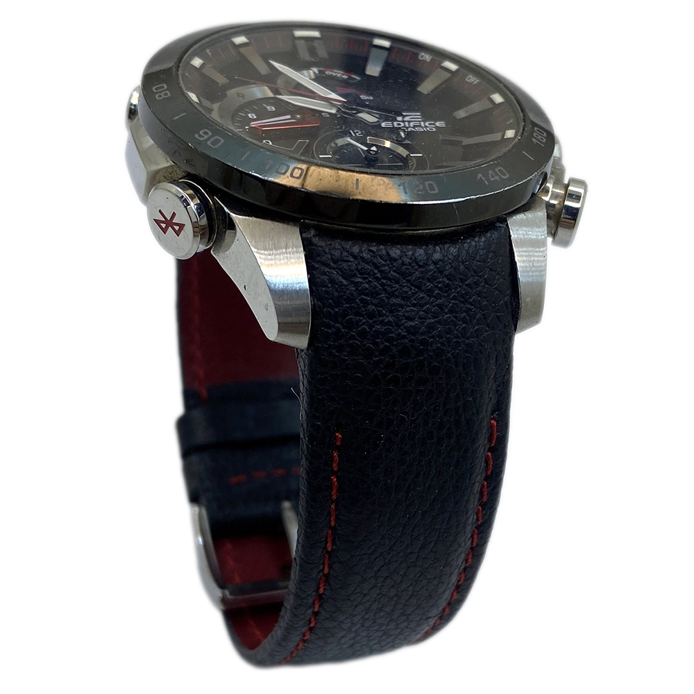 Casio - Edifice - EQB-800 Hakiki Deri Saat Kayışı | Özel El Yapımı Üretim