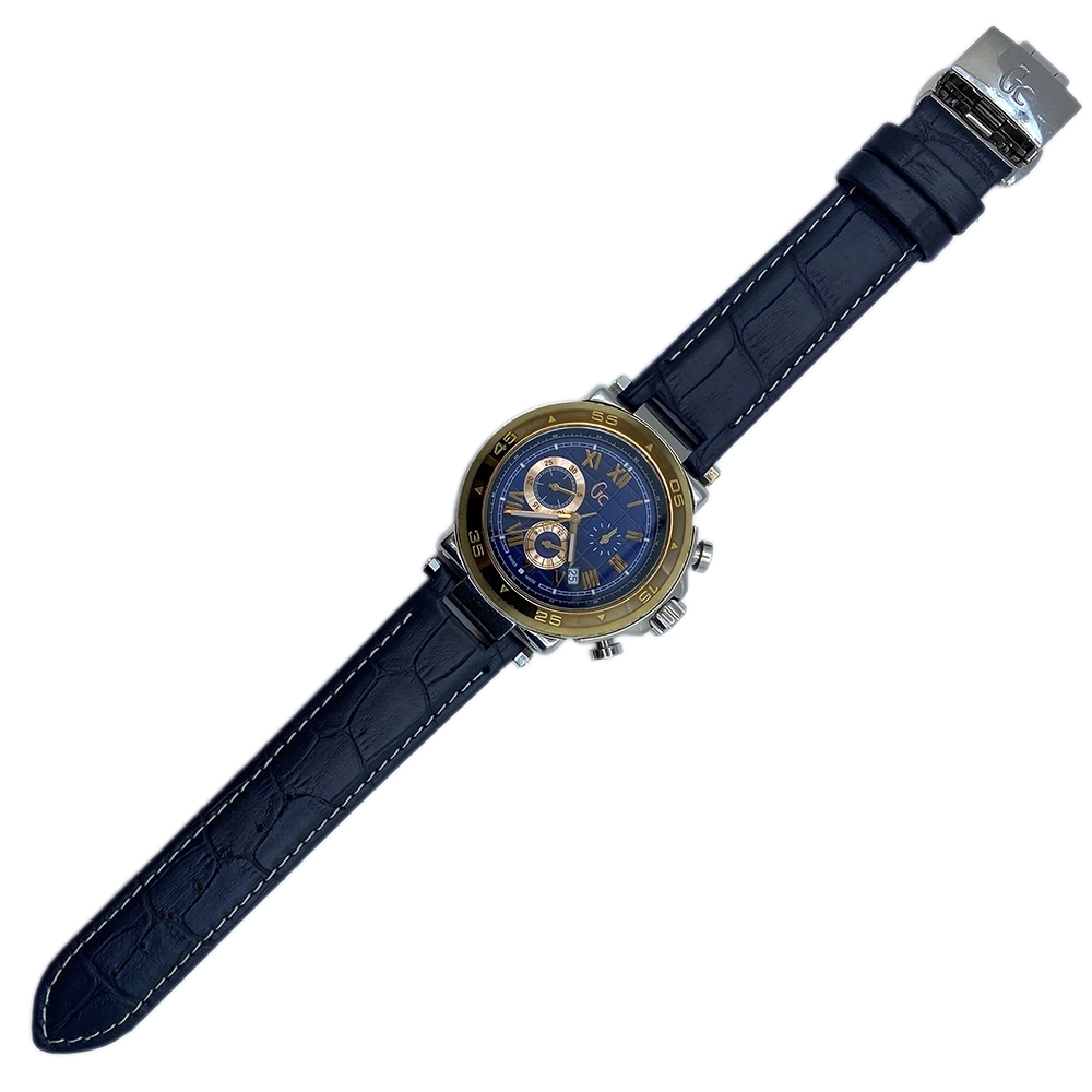GC - X90015G7S - 01397 Hakiki Deri Saat Kayışı | Özel El Yapımı Üretim