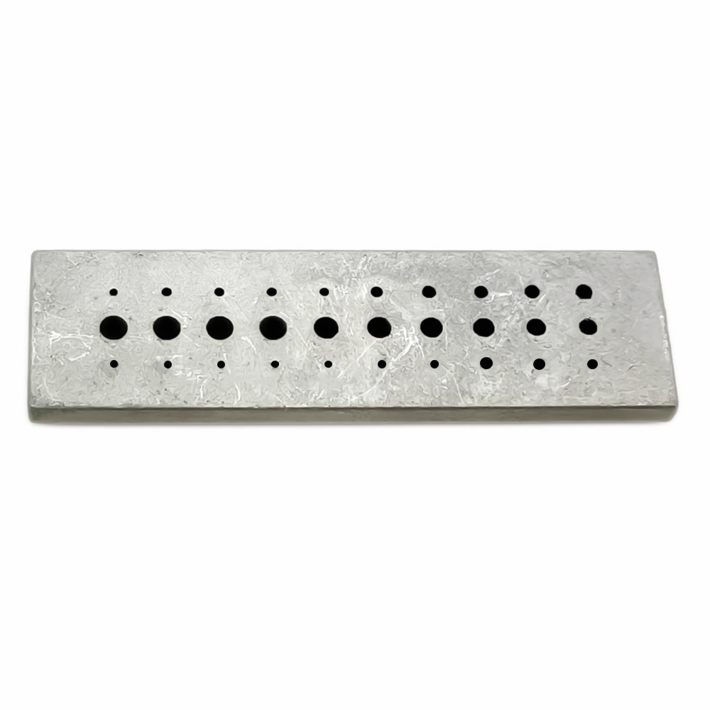 Profesyonel Saat Tamir Örs  54x16x4,6mm 30+30 Delik Çift Taraflı