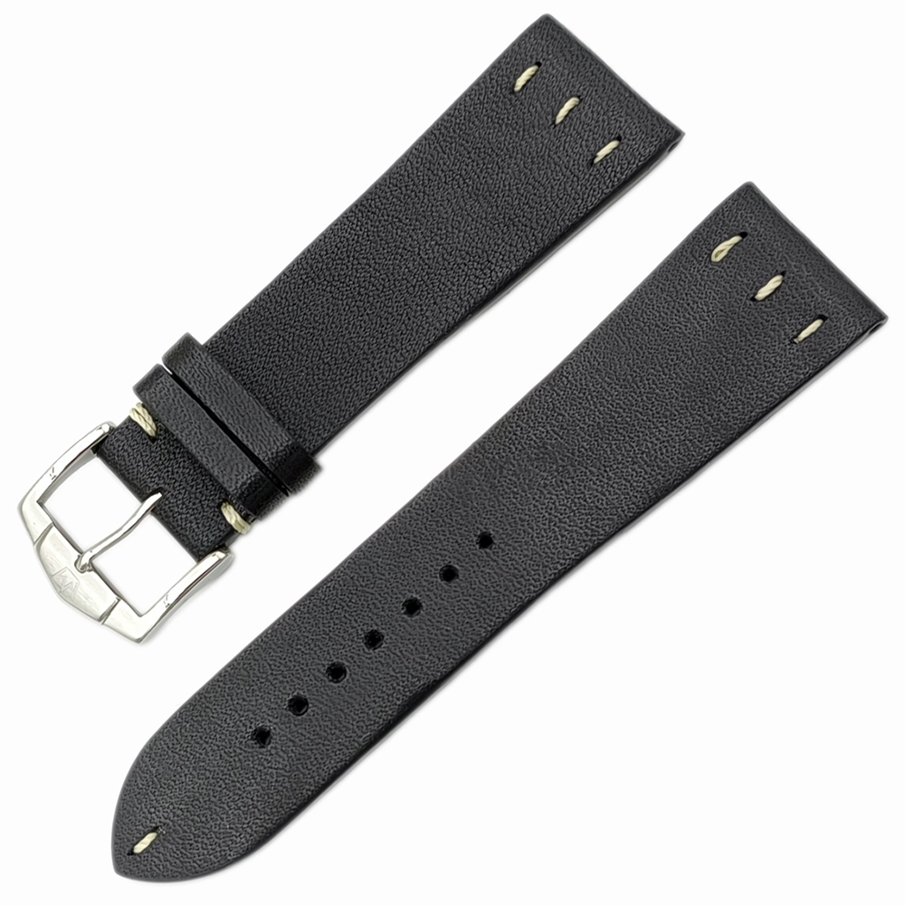 ZRC Hakiki Deri Saat Kordonu  24mm Montaj Genişliği  Made in France