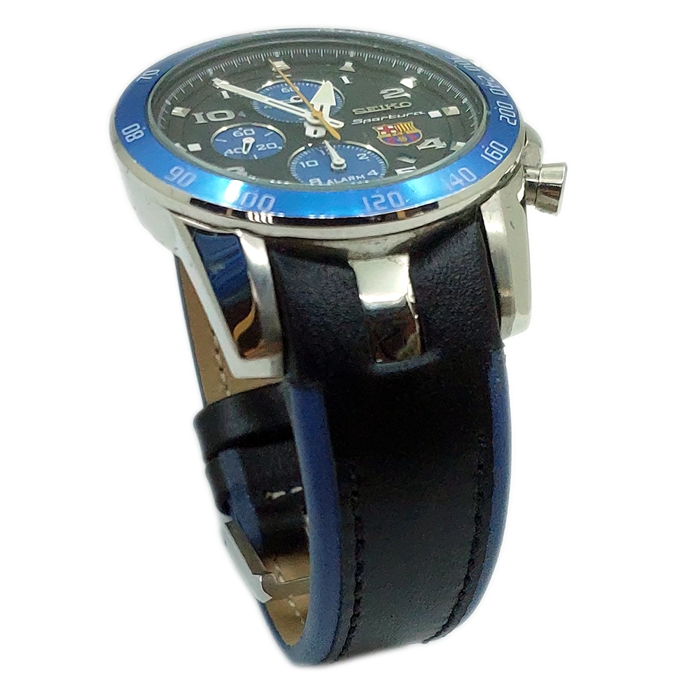 Seiko - 7T62-0LC0 Hakiki Deri Saat Kayışı | Özel El Yapımı Üretim