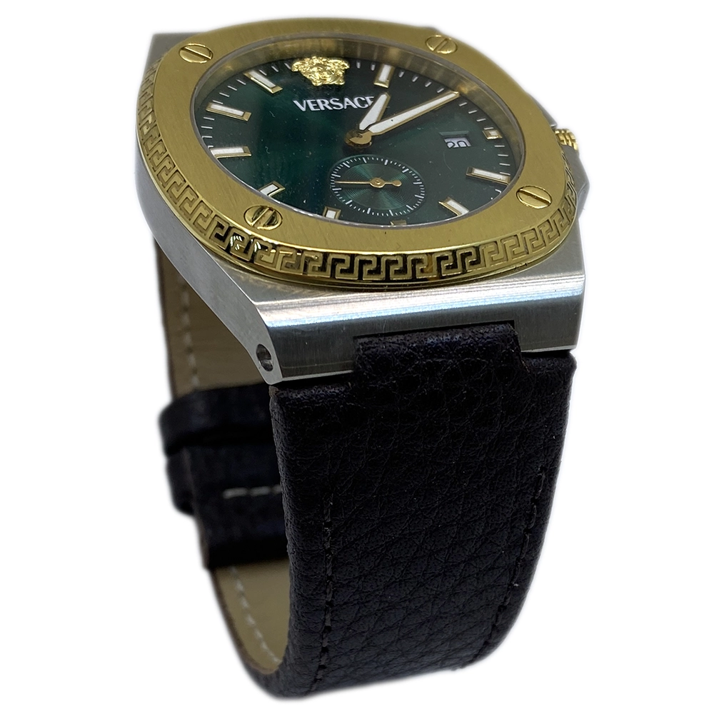 Versace - VL0V 250000880453 Hakiki Deri Saat Kayışı | Özel El Yapımı Üretim