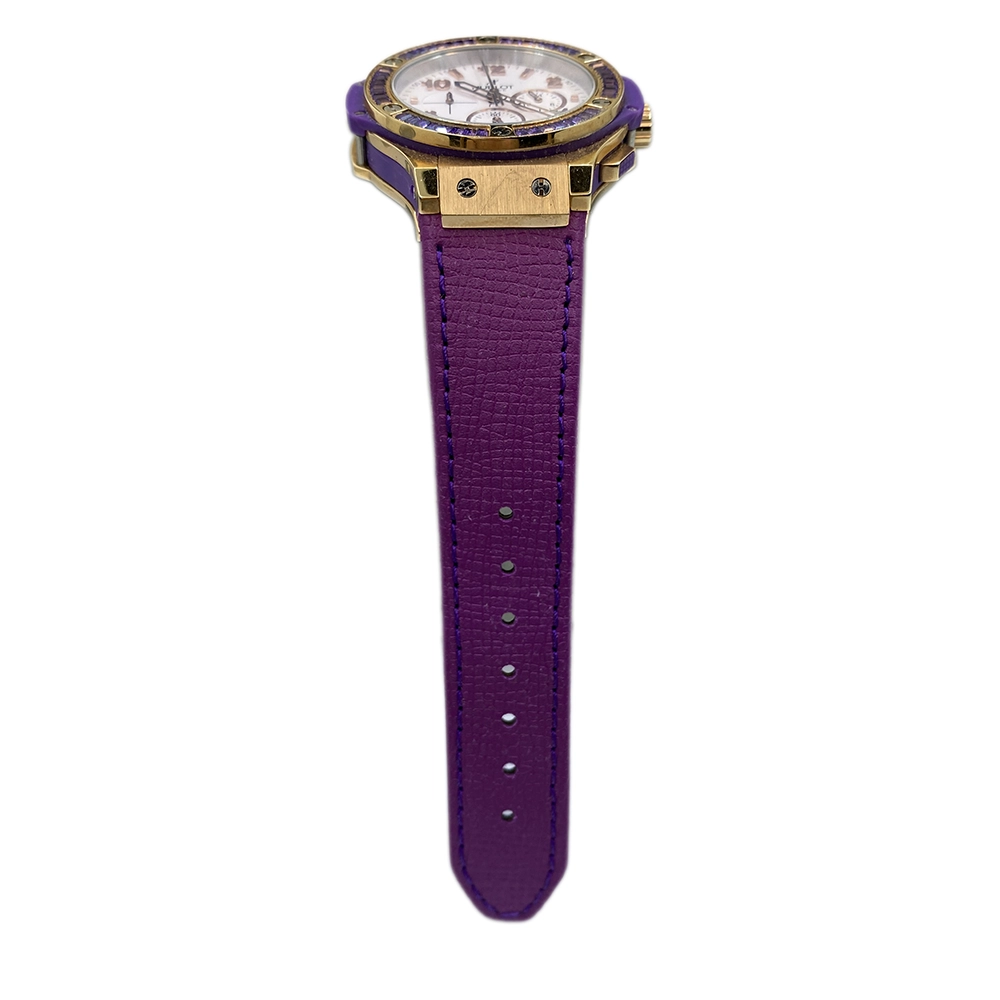 Hublot - Bigbang - 686128 Hakiki Deri Saat Kayışı | Özel El Yapımı Üretim
