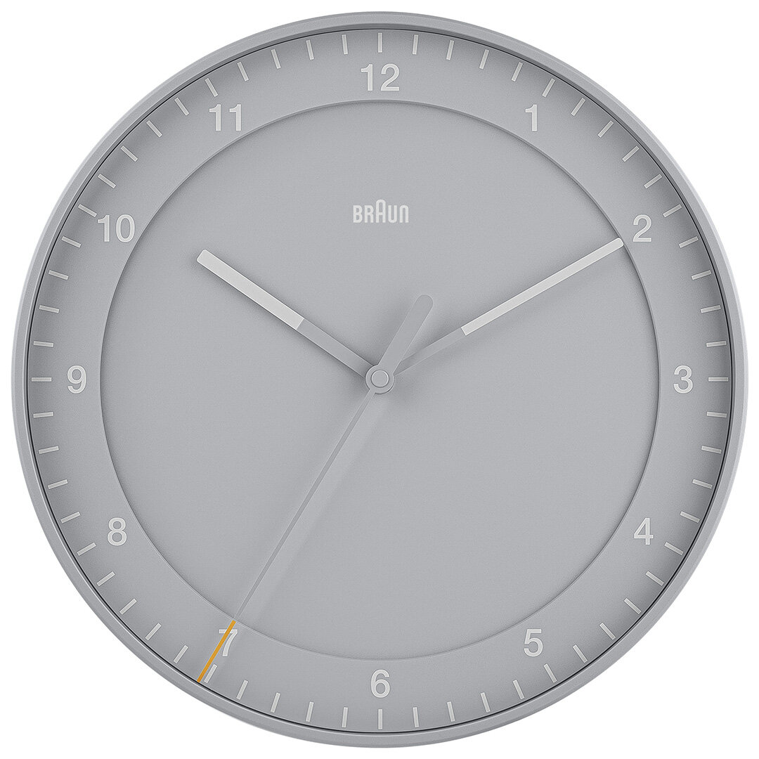 BRAUN BC17G GRİ DUVAR SAATİ